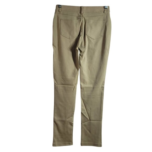 Nautica School Uniform Jeggings Khaki SZ 16 Pants Flat Front Pull On Pockets NWT - Picture 4 of 7